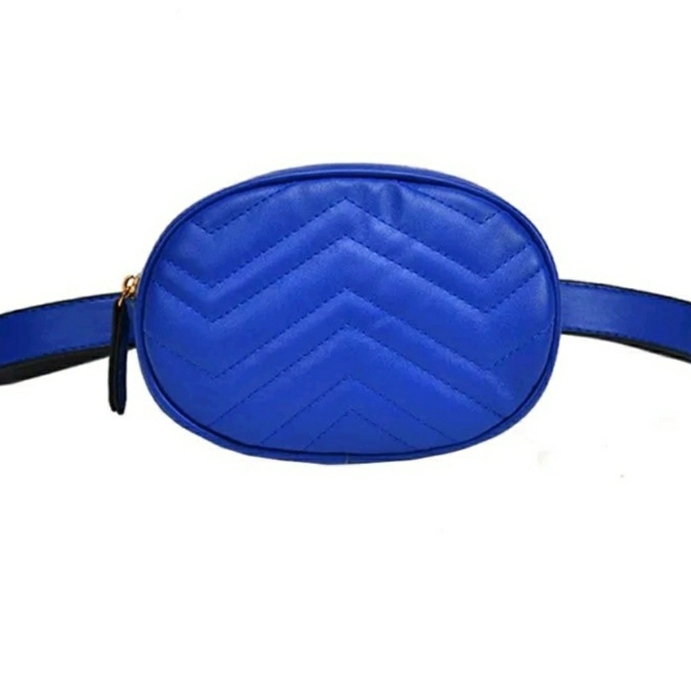 Blue fanny pack